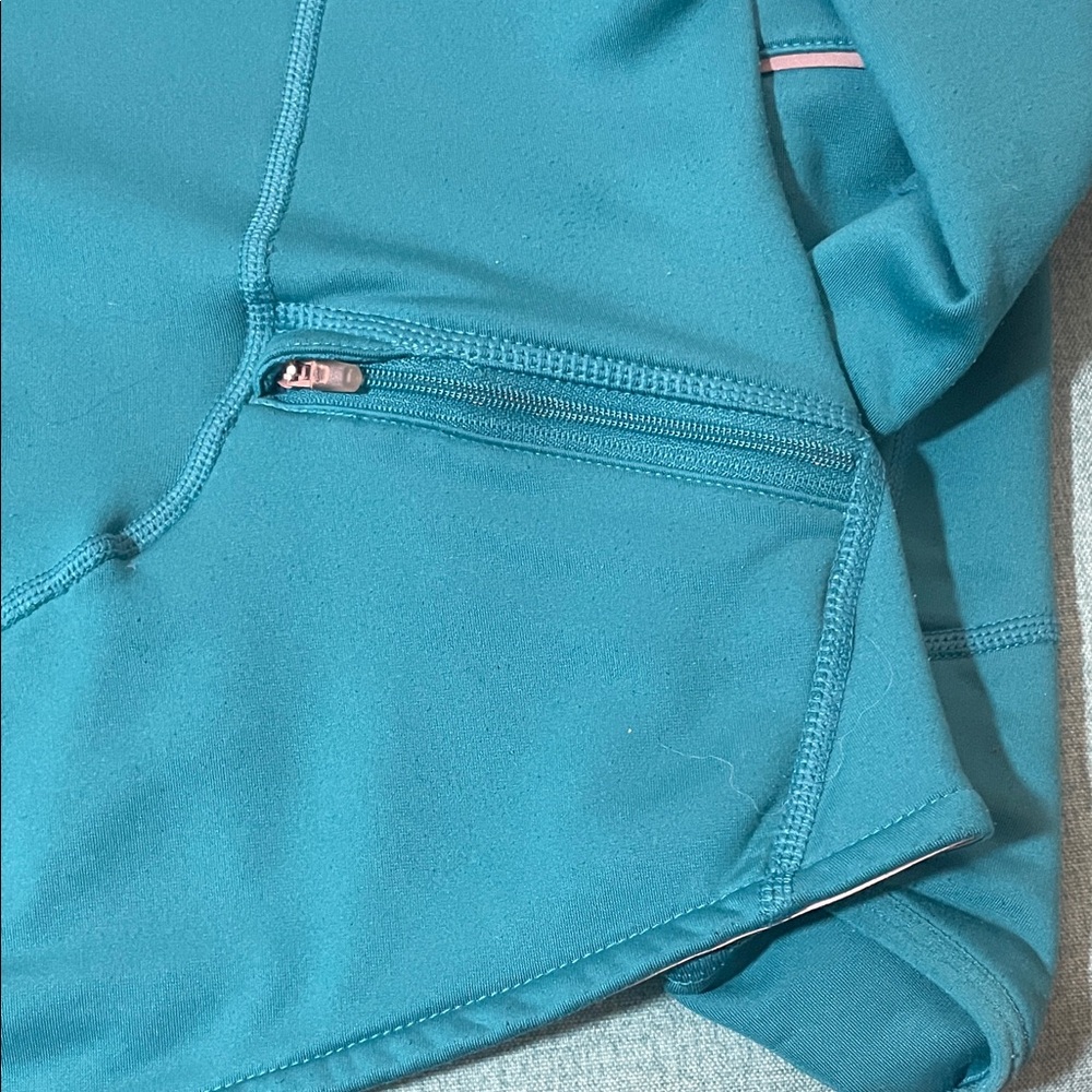 Nike Turquoise Half-Zip Hoodie - Picture 8 of 11